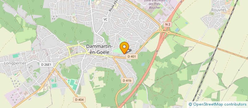 localisation de l'entreprise SUN EMBALLAGES  DAMMARTIN-EN-GOELE