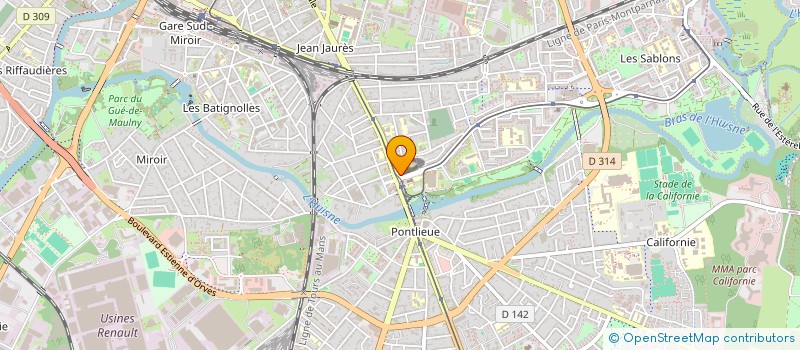 localisation de l'entreprise SUN ENERGIE à LE MANS
