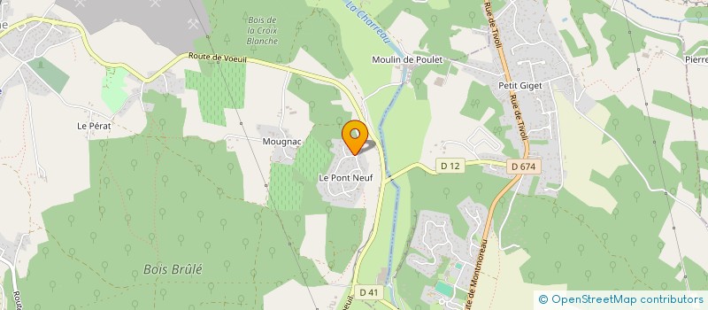 localisation de l'entreprise SUN ENVIRONNEMENT  SAINT-MARTIAL-DE-VALETTE