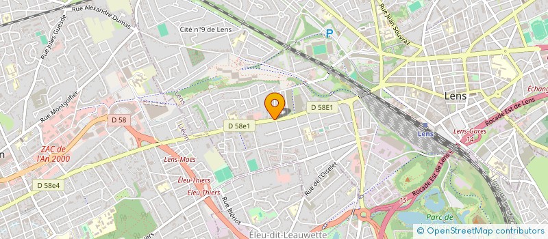 localisation de l'entreprise SUN ET SMILE à LENS