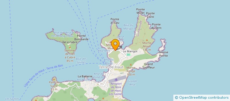 localisation de l'entreprise SUN EVASION à TERRE-DE-HAUT