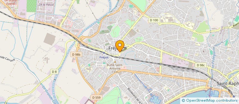 localisation de l'entreprise SUN EYES OPTIC à FREJUS