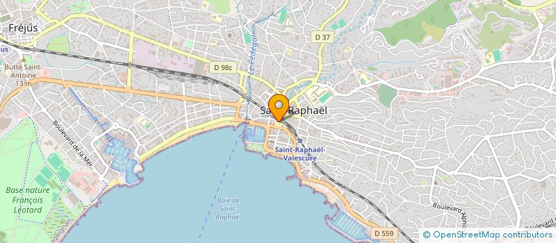 localisation de l'entreprise SUN EYES OPTIC ST à SAINT-RAPHAEL