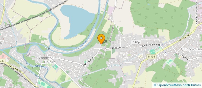 localisation de l'entreprise SUN FLORE ESTHETIQUE à CONDE-SAINTE-LIBIAIRE