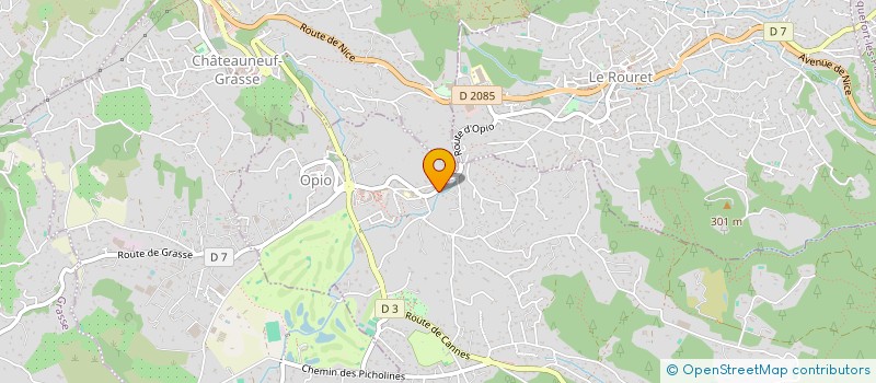 localisation de l'entreprise SUN FLOWERS  LE ROURET