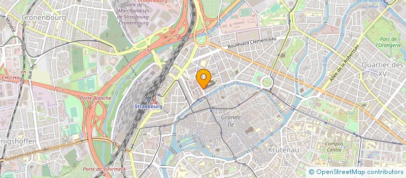 localisation de l'entreprise SUN FORM à STRASBOURG