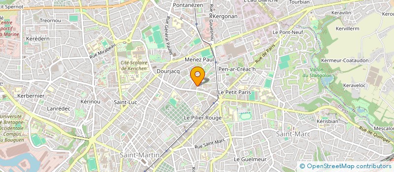 localisation de l'entreprise SUN GIS à BREST
