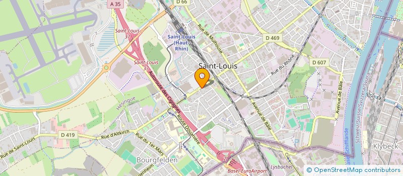 localisation de l'entreprise SUN'GO STORES 68 à SAINT-LOUIS