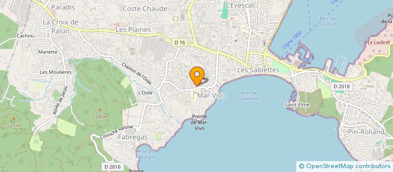 localisation de l'entreprise SUN GYM à LA SEYNE-SUR-MER