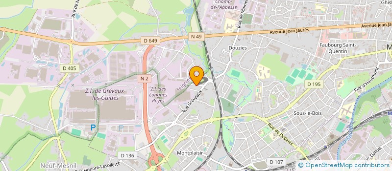 localisation de l'entreprise SUN HABITAT  MAUBEUGE