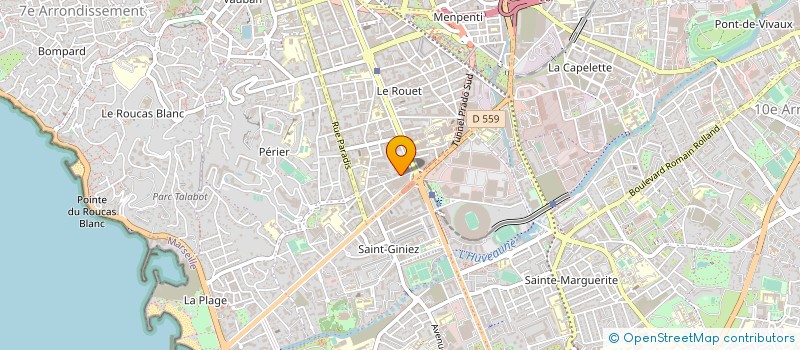 localisation de l'entreprise SUN IMMO à MARSEILLE