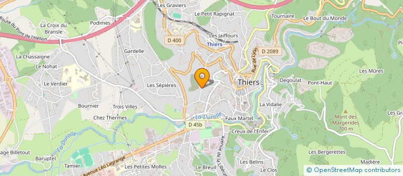 localisation de l'entreprise SUN IMMO à THIERS