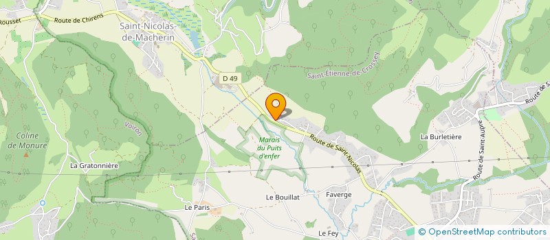 localisation de l'entreprise SUN IMMOBILIER  SAINT-ETIENNE-DE-CROSSEY