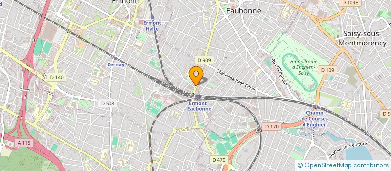 localisation de l'entreprise SUN INTER à ERMONT