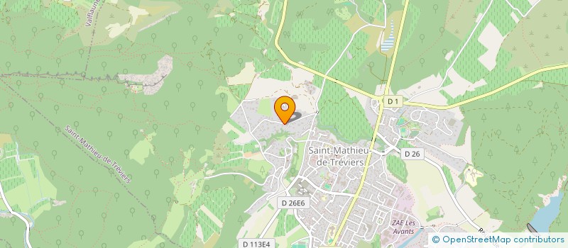 localisation de l'entreprise SUN-INVEST  SAINT-MATHIEU-DE-TREVIERS