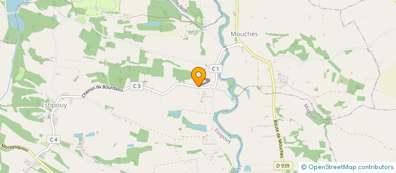 localisation de l'entreprise SUN-LAND  ESTIPOUY