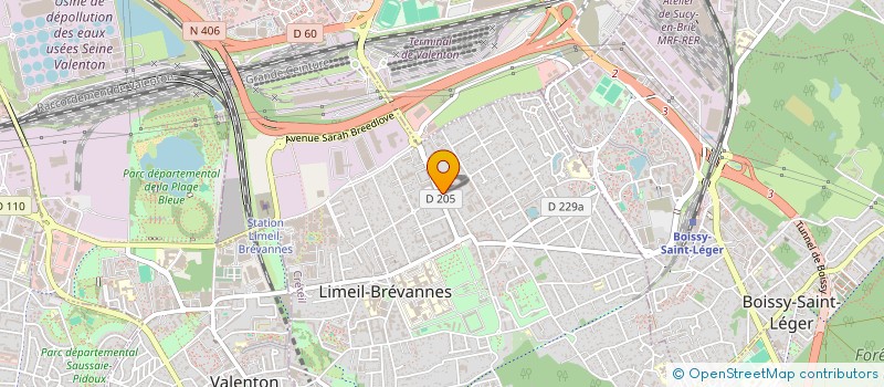 localisation de l'entreprise SUN LI à LIMEIL-BREVANNES