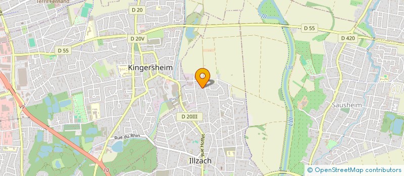 localisation de l'entreprise SUN'LIB  ILLZACH