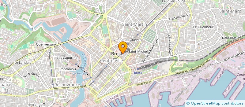 localisation de l'entreprise SUN LIBERTE 29 à BREST