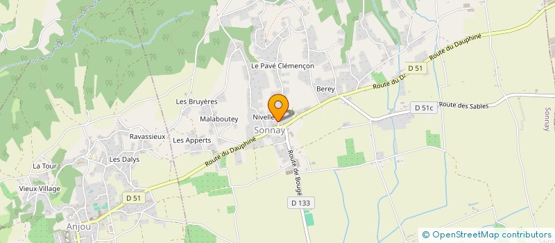 localisation de l'entreprise SUN LIMOUSINE  SONNAY