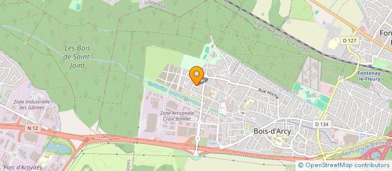 localisation de l'entreprise SUN LIU1  BOIS-D'ARCY