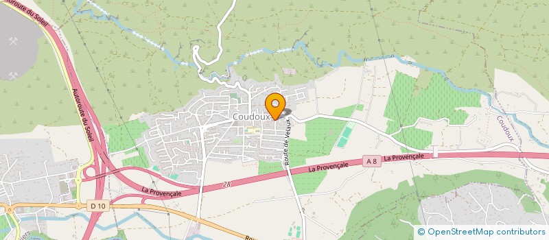 localisation de l'entreprise SUN MEDIA CREATION  COUDOUX