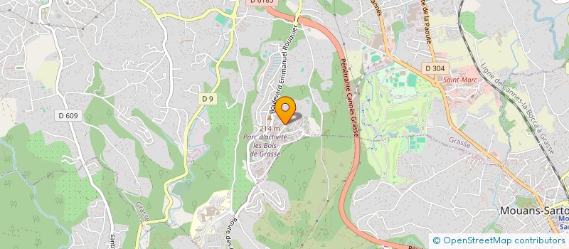 localisation de l'entreprise SUN MOBILITES TRAVAUX à GRASSE