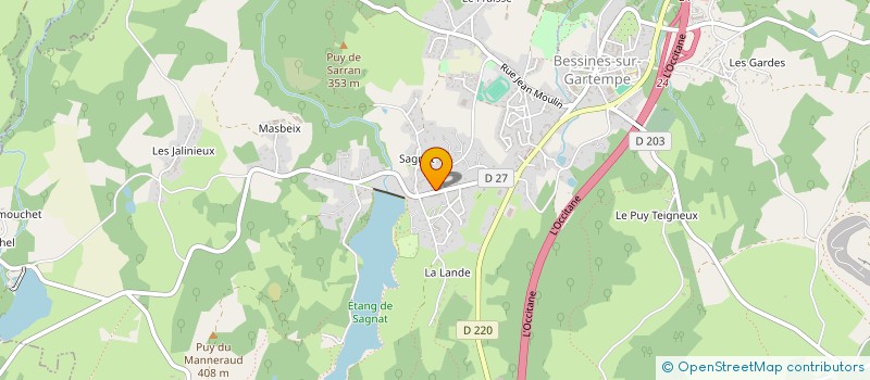 localisation de l'entreprise SUN MUSIC à CONDAT-SUR-VIENNE
