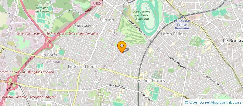 localisation de l'entreprise SUN MUZIK à BORDEAUX