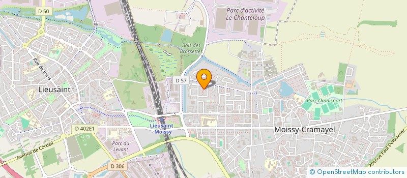 localisation de l'entreprise SUN NEM à MOISSY-CRAMAYEL