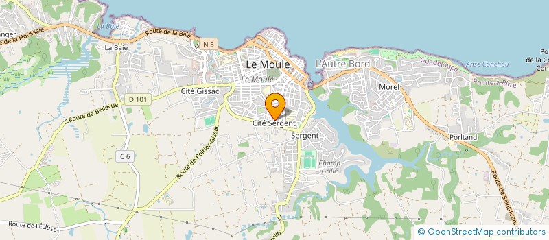 localisation de l'entreprise SUN OPPORTUNITY à LE MOULE