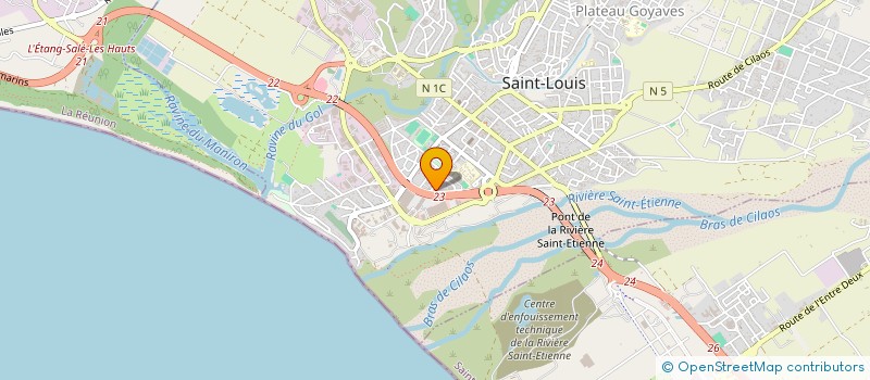 localisation de l'entreprise SUN OPTIK à SAINT-LOUIS