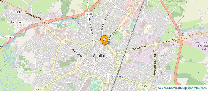 localisation de l'entreprise SUN PAC à SOULLANS