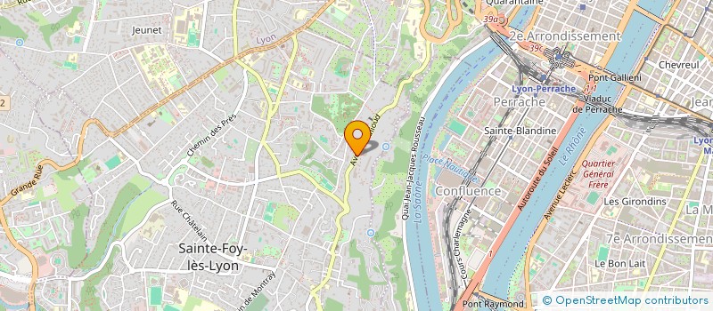 localisation de l'entreprise SUN PARADISE  SAINTE-FOY-LES-LYON