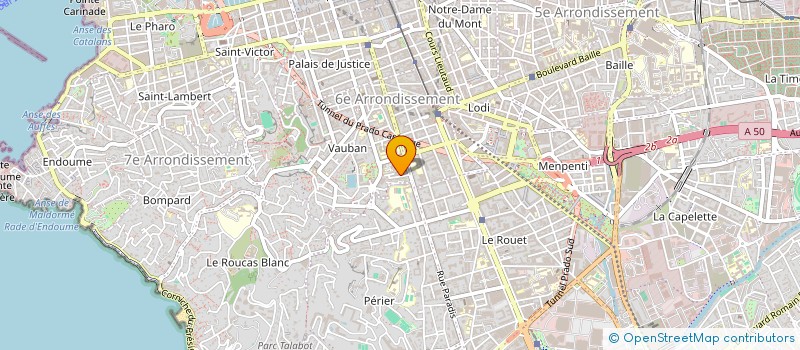 localisation de l'entreprise SUN PARTS à MARSEILLE