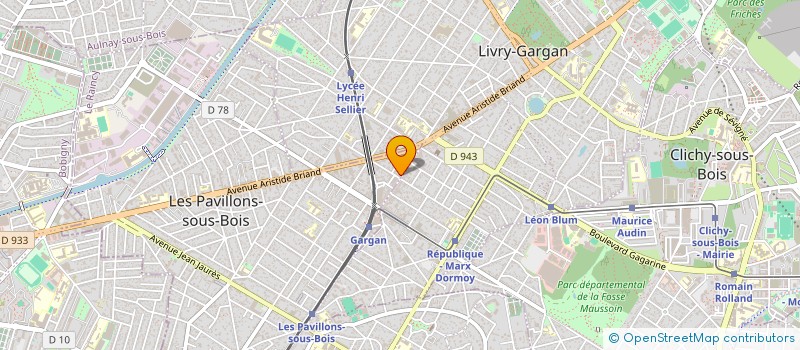 localisation de l'entreprise SUN PASSION à LES PAVILLONS-SOUS-BOIS
