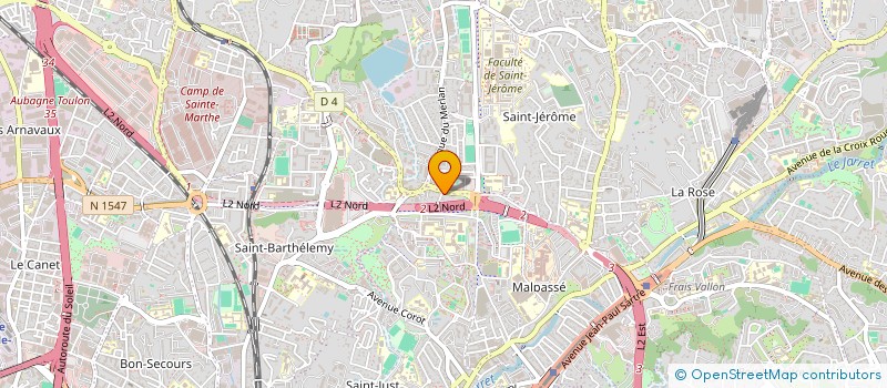 localisation de l'entreprise SUN PIZZA  MARSEILLE