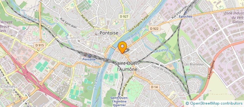 localisation de l'entreprise SUN PLAZA à SAINT-OUEN-L'AUMONE