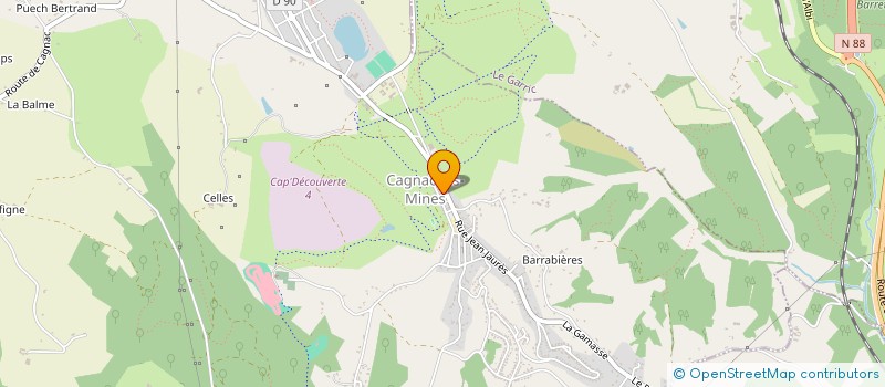 localisation de l'entreprise SUN PREMIER FRANCE 2027  CAGNAC-LES-MINES