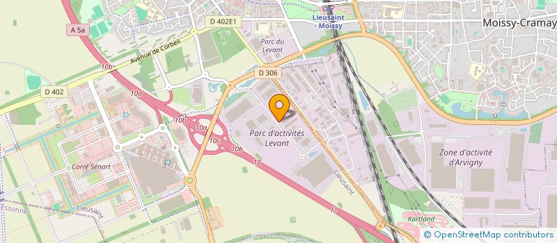 localisation de l'entreprise SUN PRESS  LIEUSAINT