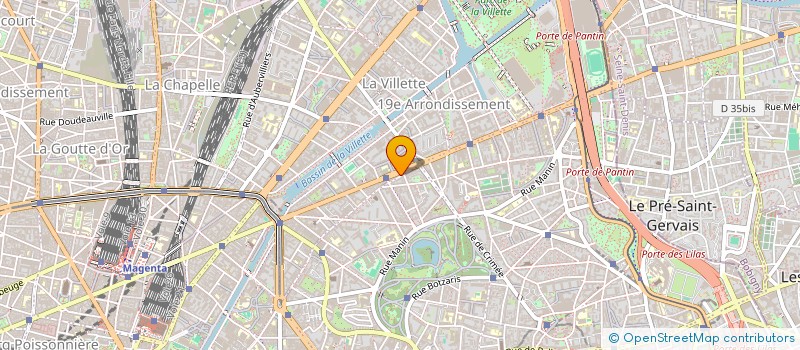 localisation de l'entreprise SUN PRIMEUR  PARIS