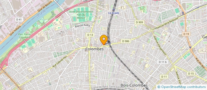 localisation de l'entreprise SUN PRIVILEGE à COLOMBES