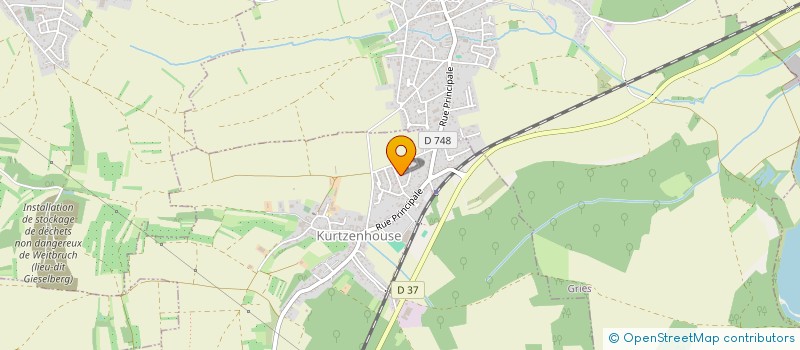 localisation de l'entreprise SUN PROD  KURTZENHOUSE