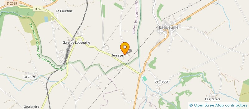 localisation de l'entreprise SUN PRODUCT  SAINT-JULIEN-PUY-LAVEZE