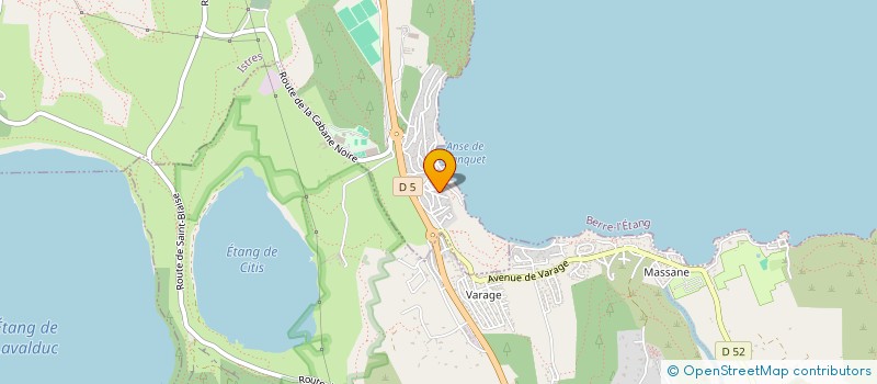 localisation de l'entreprise SUN PRODUCTION  ISTRES