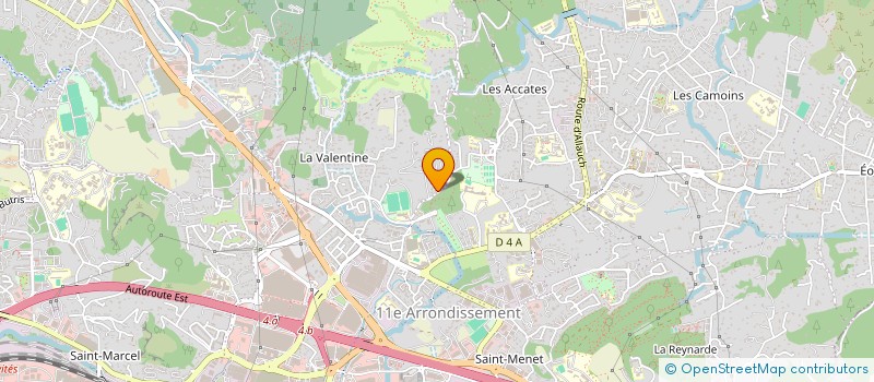 localisation de l'entreprise SUN RACING CASTELLET  MARSEILLE 11EME