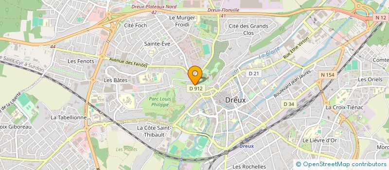 localisation de l'entreprise SUN RAI SARL à DREUX