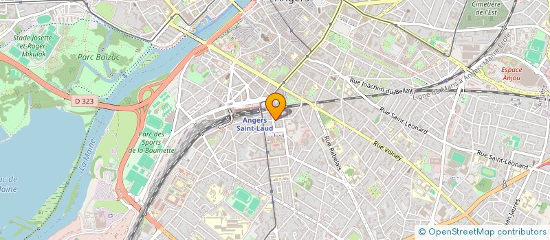 localisation de l'entreprise SUN'RAID à ANGERS