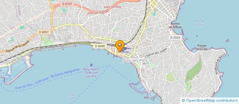 localisation de l'entreprise SUN REST à ANTIBES