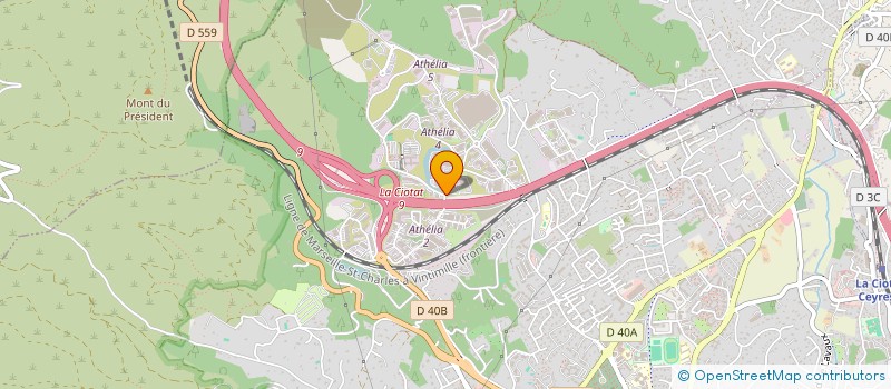 localisation de l'entreprise SUN RETAIL CONCEPT  LA CIOTAT